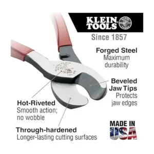 Klein Tools Cortador de cables 63050 cortador resistente_2