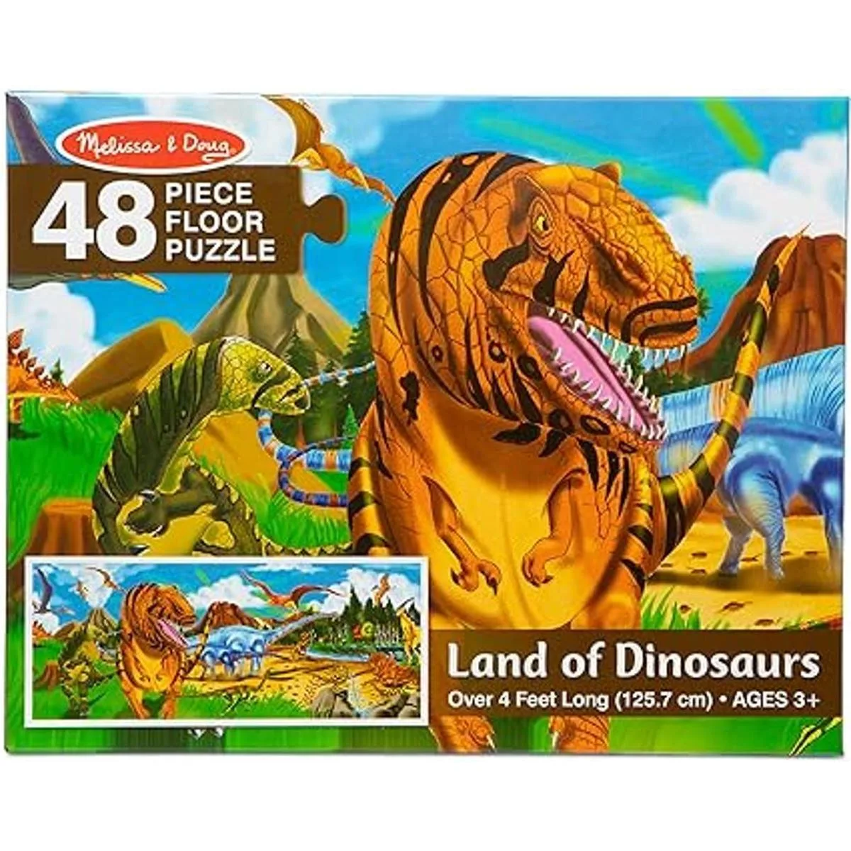 Melissa Doug Land of Dinosaurs Rompecabezas diseño de_5