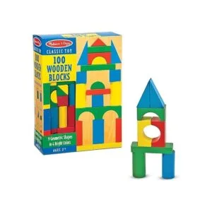 Melissa Doug Juego de bloques de madera_6