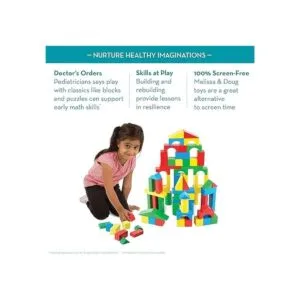 Melissa Doug Juego de bloques de madera_4