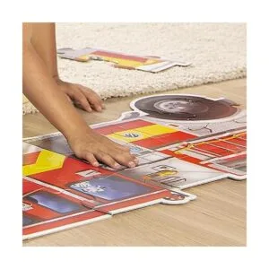 Enorme rompecabezas de camión de bomberos para piso de_6