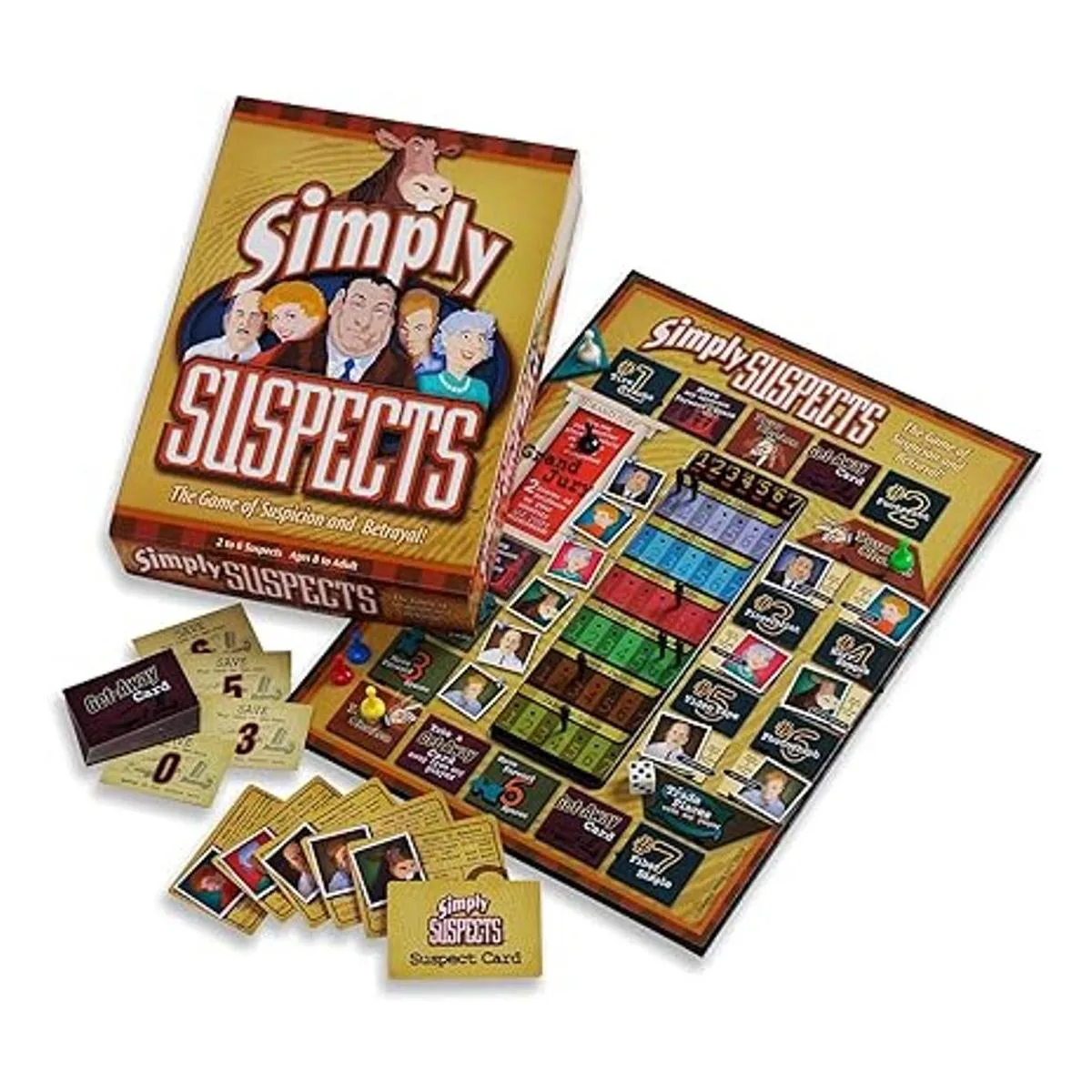 Simply Suspects Juego de mesa de estrategia de Spy Alley_2