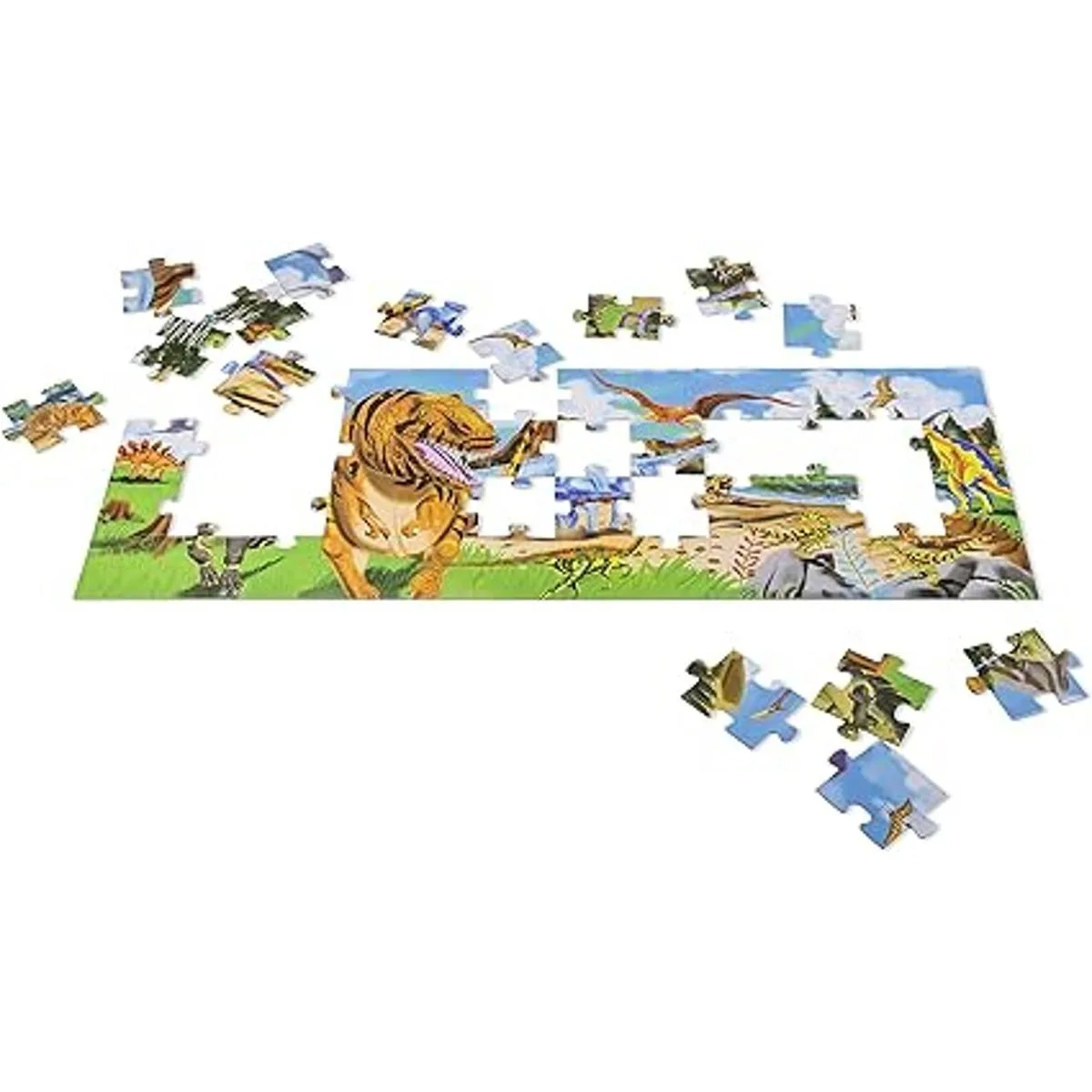 Melissa Doug Land of Dinosaurs Rompecabezas diseño de_4