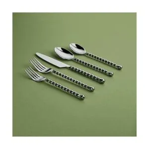 Gourmet Settings Silver Tear 20 piezas set de cubertería