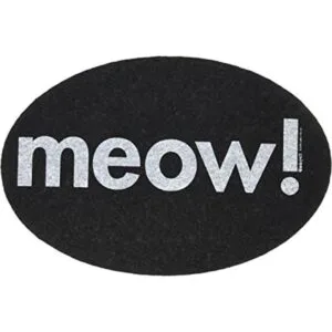 Mineral Pet m806s Negro Oval Meow reciclado hule Pet_1