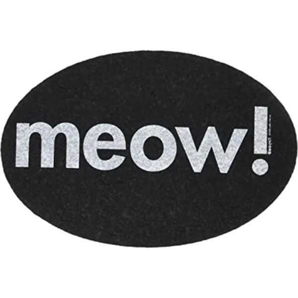 Mineral Pet m806s Negro Oval Meow reciclado hule Pet_1