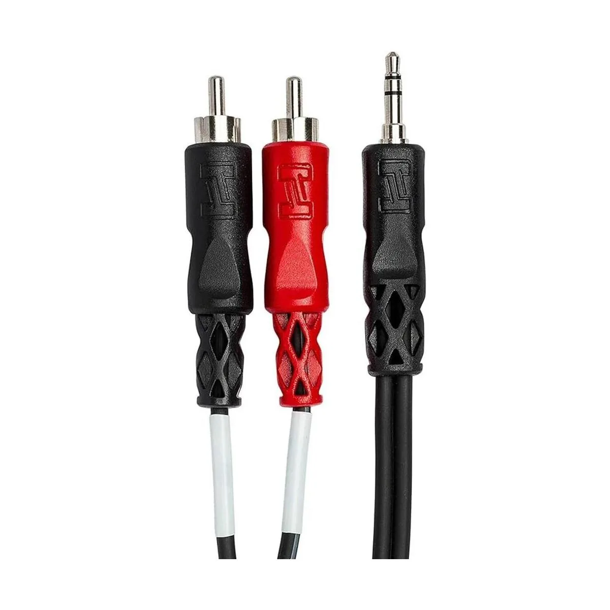 Hosa CMR206 0.138 in TRS a doble RCA cable de ruptura_3