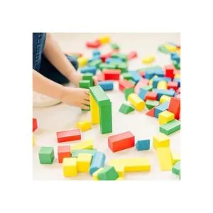 Melissa Doug Juego de bloques de madera_3