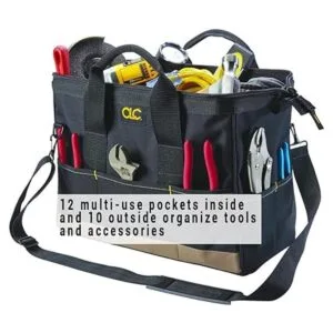 CLC Custom Leathercraft 1165 bolsa grande de boca ancha_5