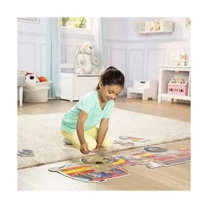 Enorme rompecabezas de camión de bomberos para piso de_2