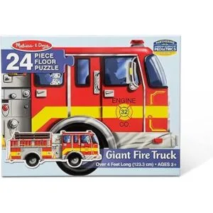 Enorme rompecabezas de camión de bomberos para piso de_5
