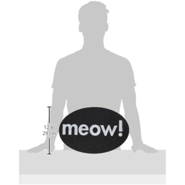 Mineral Pet m806s Negro Oval Meow reciclado hule Pet_2