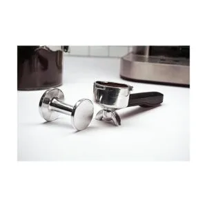 RSVP Terrys Tamper para espresso Paquete de 1 Plateado_2