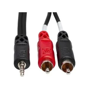 Hosa CMR206 0.138 in TRS a doble RCA cable de ruptura_4