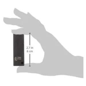 Sunex 315md Llave de vaso de impacto 38 0.591 in