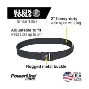 Klein Tools 5705 cinturón de trabajo de talla única_2