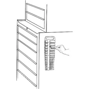 Lisle Soporte magnético Soporte magnético de 38 rojo_3