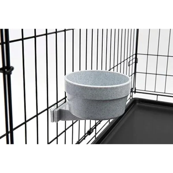 Lixit Quick Lock Removable Dog Kennel Bowls for Wire and_5