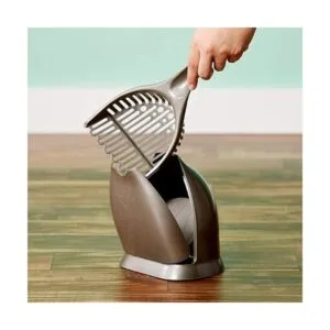 Booda ScoopN Hide Litter Scoop Titanio_2