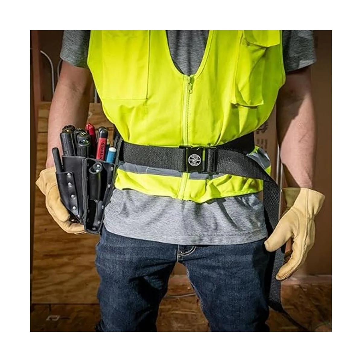 Klein Tools 5705 cinturón de trabajo de talla única_3