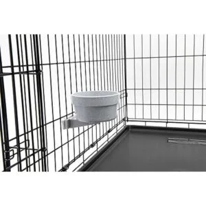 Lixit Quick Lock Removable Dog Kennel Bowls for Wire and_6
