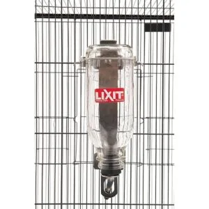 Lixit Botellas de agua de cristal de lujo resistentes para