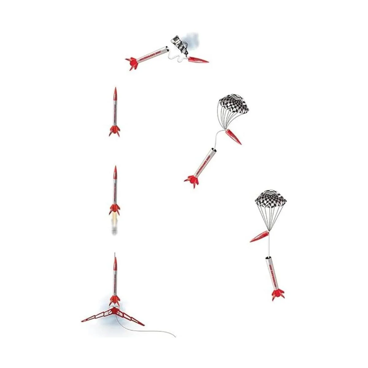 Estes Kit de cohete modelo volador Firehawk 804_6