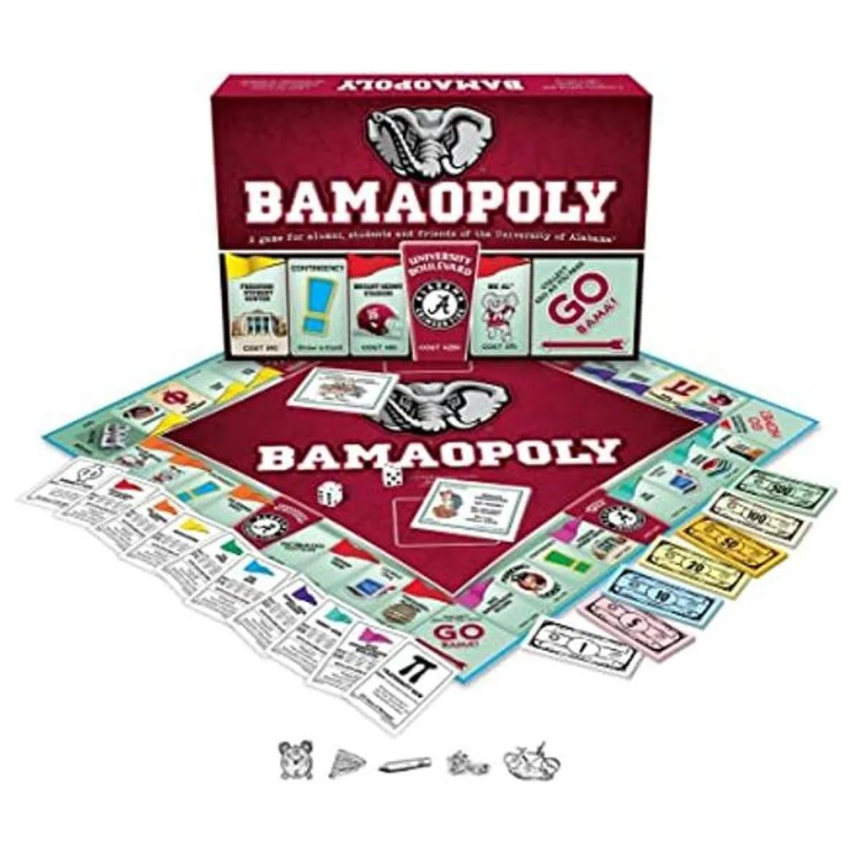 Juego de mesa Bamaopoly de la Universidad de Alabama._1