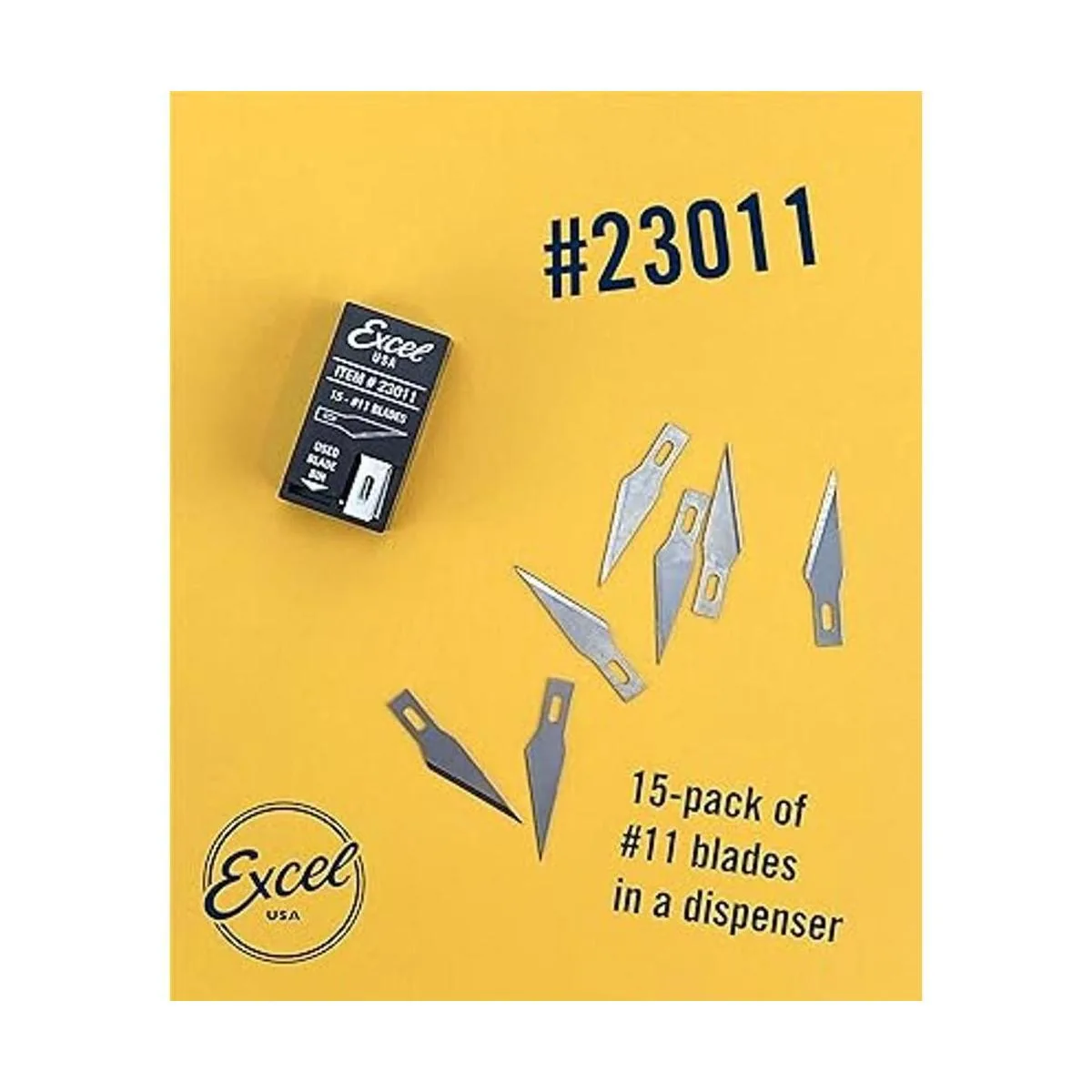 Excel Blades 11 Cuchillas de repuesto para cuchillos de