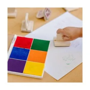 Almohadilla con tinta de 6 colores para sellos Melissa_2