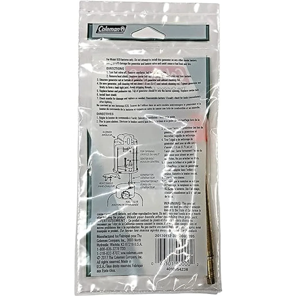 Coleman Linterna generador para 639_4