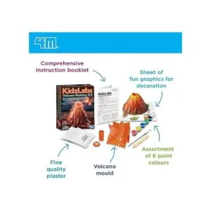4M Toysmith KidzLabs Kit de fabricación de volcanes kit_3