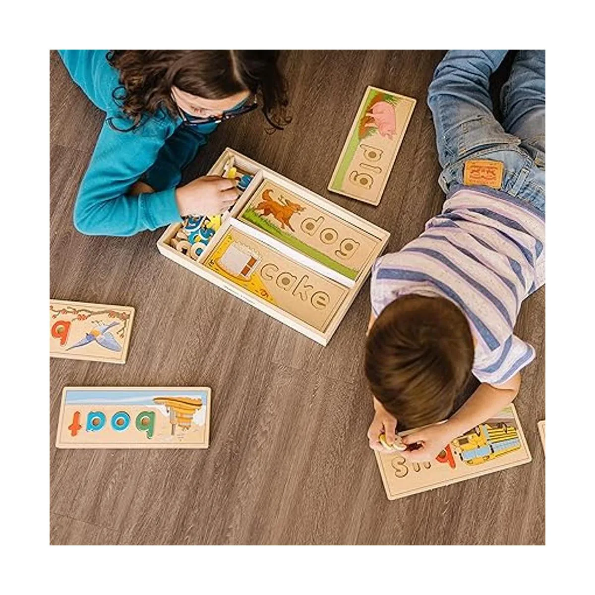 Melissa Doug See Spell Juguete educativo de madera_6