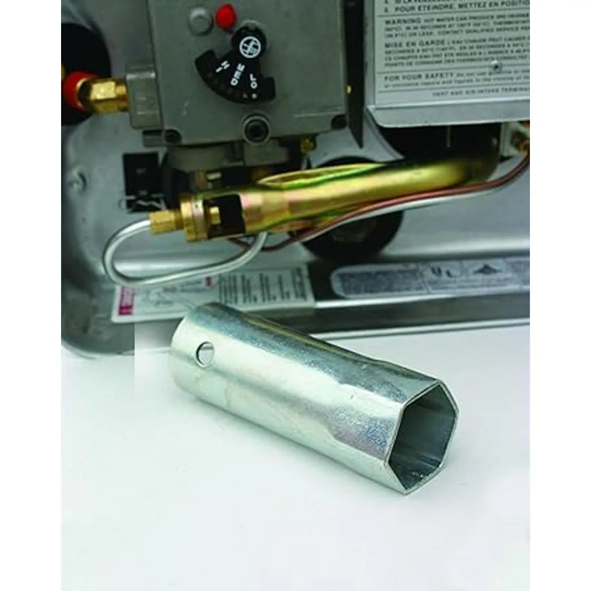 Llave para el calentador residencial de agua de Camco_6