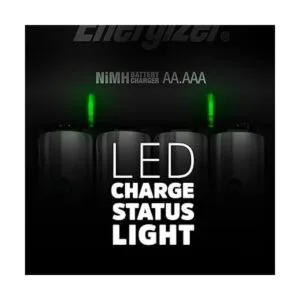 Energizer Cargador básico de recarga con 2 baterías_4