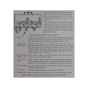 Medidor de tornillos en pulgadas 1 516 Hecho en_2