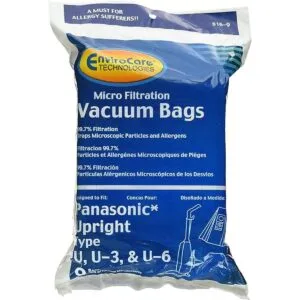 Panasonic bolsas de aspiradora tipos U U3 U6 de_1
