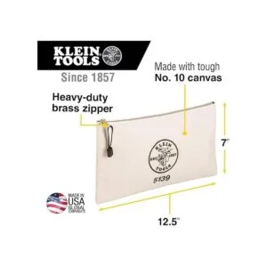 Klein Tools 5139 Bolsa con cremallera bolsa de_2
