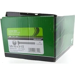 Hillman 240174 Tornillo CARR 3816X312 zinc_3