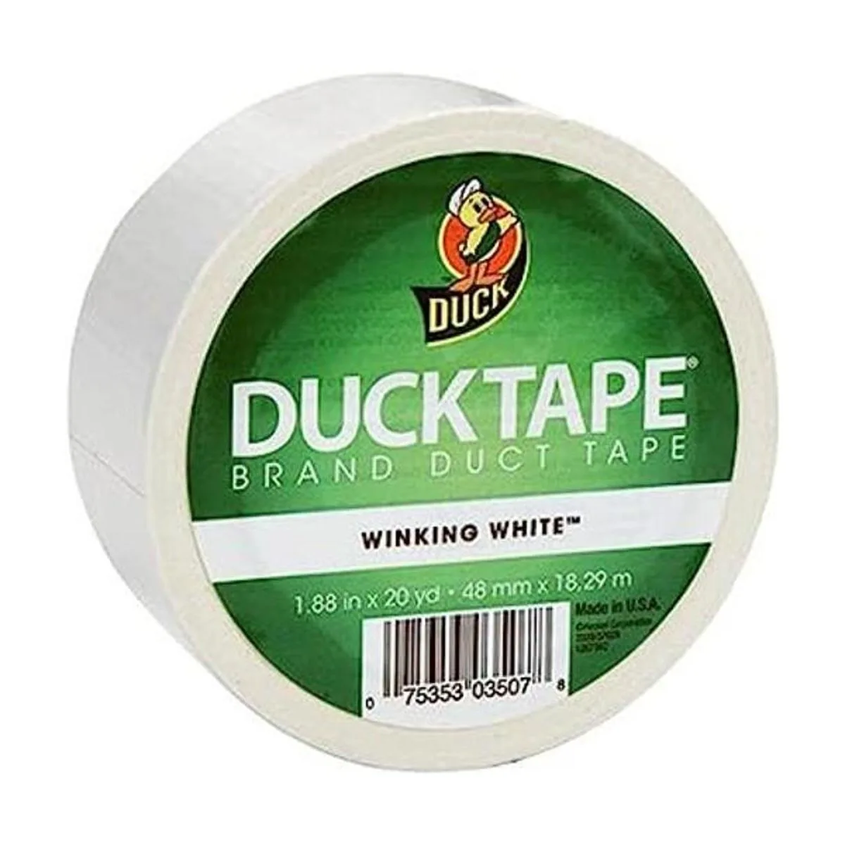 Duck Brand 392873 Cinta adhesiva de color blanco 1.88_1