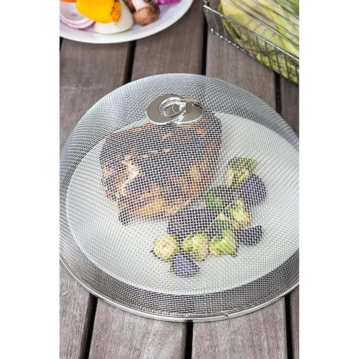 Fox Run Brands Funda para alimentos malla cromada 11.75_3