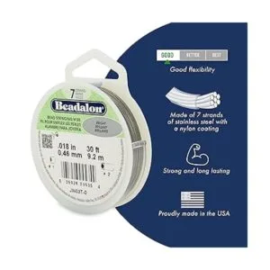 Beadalon Alambre de cuerda de cuentas de 7 hebras 0.018_2