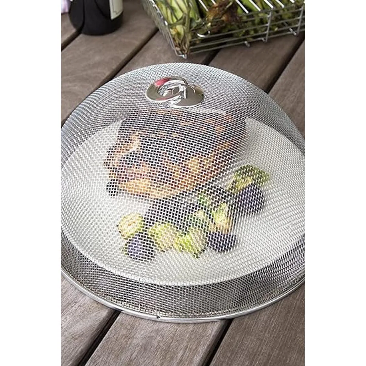 Fox Run Brands Funda para alimentos malla cromada 11.75_4