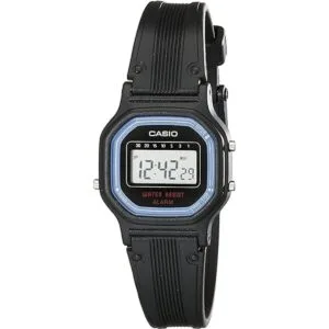 Womens Vintage LA11WB1 Sport Black Resin Band Watch_1