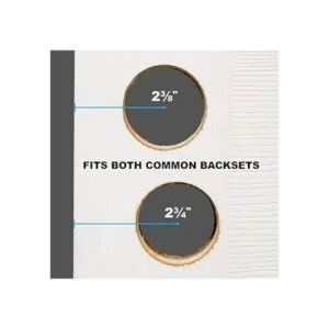 MIBRO Kit de instalación de cerradura de puerta de acero