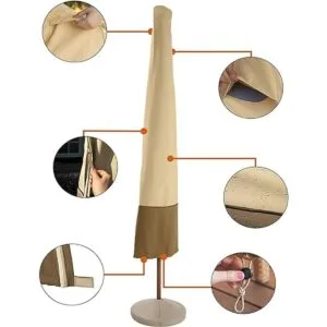 Classic Accessories Veranda Cubierta para paraguas de_3