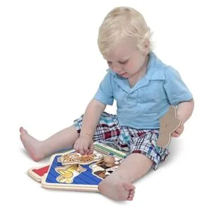 Melissa Doug Rompecabezas gigante con perillas casa_2