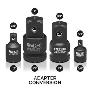 Neiko 30223A Juego de adaptador y reductor de impacto 8_4