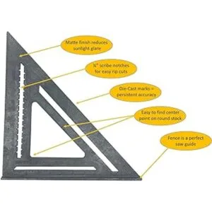 Swanson Tool Co S0101 Escuadra de 7 pulgadas_4