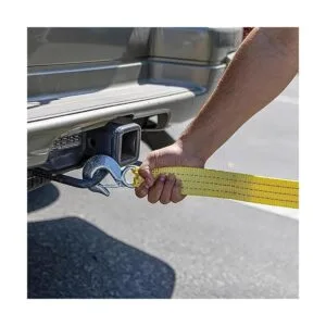 Neiko 51005A correa con ganchos para remolcar resistente